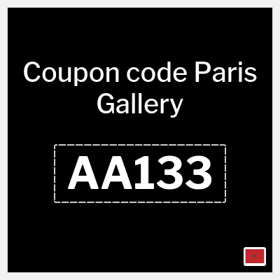 Coupon discount code for Paris Gallery 5% OFF