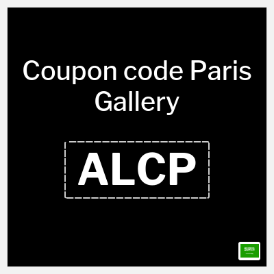 Coupon discount code for Paris Gallery 5% OFF