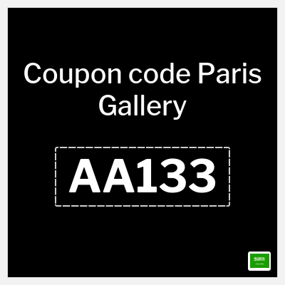 Coupon for Paris Gallery (AA133) 5% Off