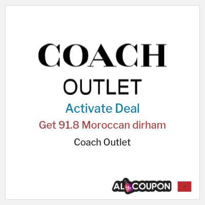 Coupon discount code for Coach Outlet Deals up to 75%