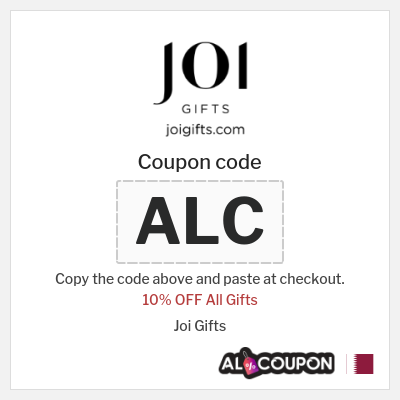 Coupon for Joi Gifts (ALC) 10% OFF All Gifts
