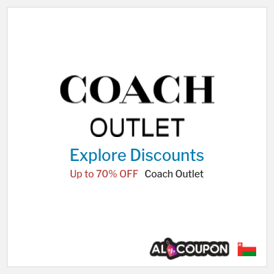 Sale for Coach Outlet Up to 70% OFF