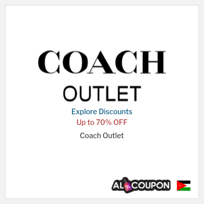 Sale for Coach Outlet Up to 70% OFF