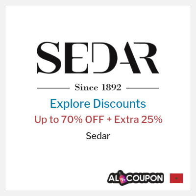 Sale for Sedar Up to 70% OFF + Extra 25%