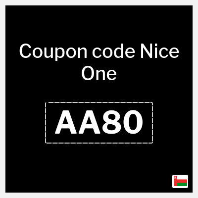 Nice One Coupon (AA80) Nice One First Order Promo Code | New customers