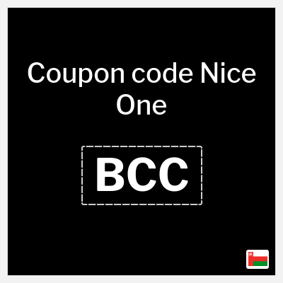 Nice One Coupon (BCC) Nice One First Order Promo Code | New customers