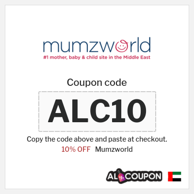 Coupon for Mumzworld (ALC10) 10% OFF