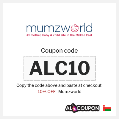 Coupon for Mumzworld (ALC10) 10% OFF