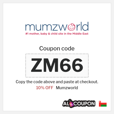 Coupon for Mumzworld (ZM66) 10% OFF
