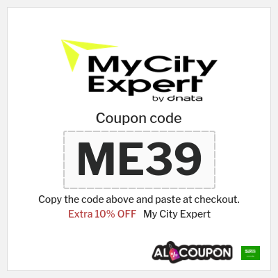 Coupon for My City Expert (ME39) Extra 10% OFF 