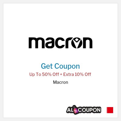 Coupon discount code for Macron 10% OFF