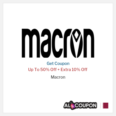 Coupon discount code for Macron 10% OFF