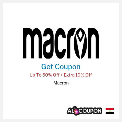 Coupon discount code for Macron 10% OFF