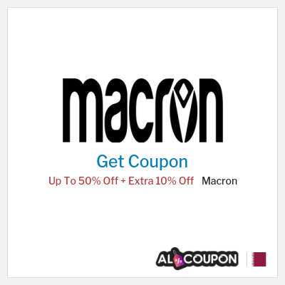 Coupon discount code for Macron 10% OFF