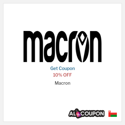 Coupon for Macron 10% OFF