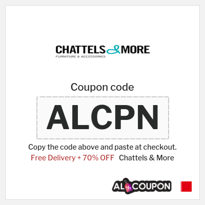 Coupon discount code for Chattels & More 70% OFF