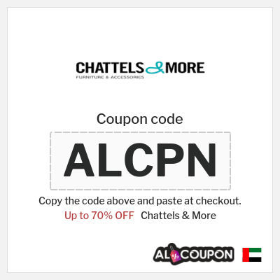 Coupon discount code for Chattels & More 70% OFF