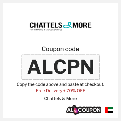 Coupon for Chattels & More (ALCPN) Free Delivery + 70% OFF