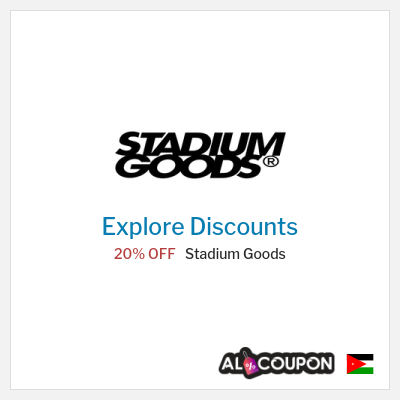 Sale for Stadium Goods 20% OFF