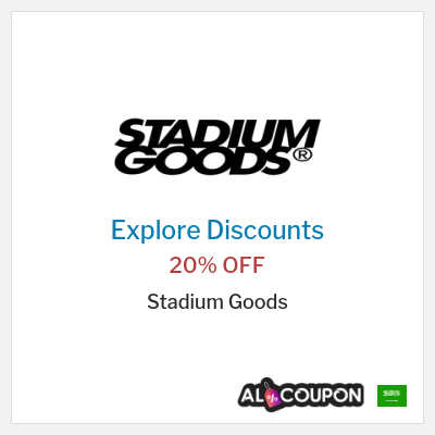 Sale for Stadium Goods 20% OFF