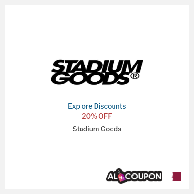 Sale for Stadium Goods 20% OFF