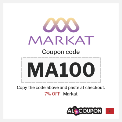 Coupon discount code for Markat Special offers