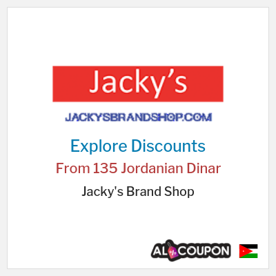 Coupon discount code for Jacky's Brand Shop Offers up to 50%