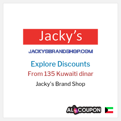 Coupon discount code for Jacky's Brand Shop Offers up to 50%