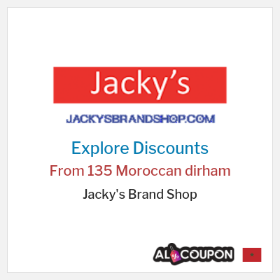 Coupon discount code for Jacky's Brand Shop Offers up to 50%