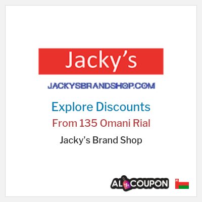 Coupon discount code for Jacky's Brand Shop Offers up to 50%