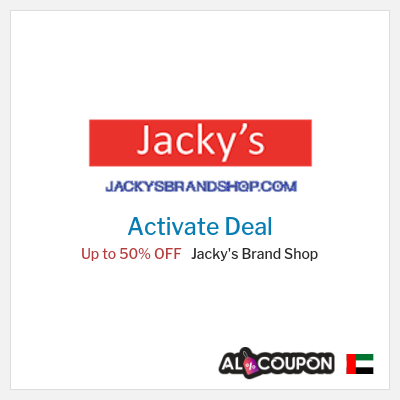Special Deal for Jacky's Brand Shop Up to 50% OFF