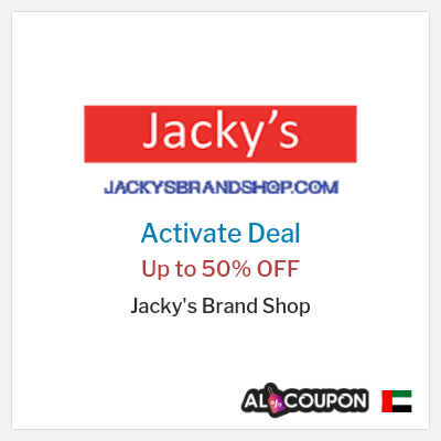 Special Deal for Jacky's Brand Shop Up to 50% OFF