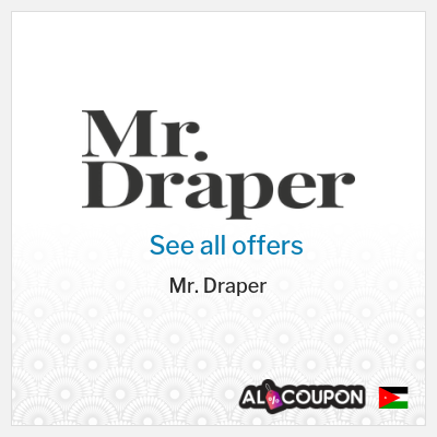 Coupon discount code for Mr. Draper Exclusive Discounts