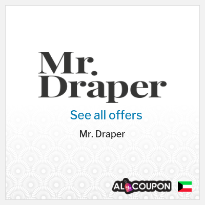 Coupon discount code for Mr. Draper Exclusive Discounts