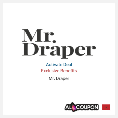 Coupon discount code for Mr. Draper Exclusive Discounts
