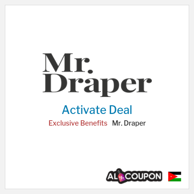Coupon discount code for Mr. Draper Exclusive Discounts