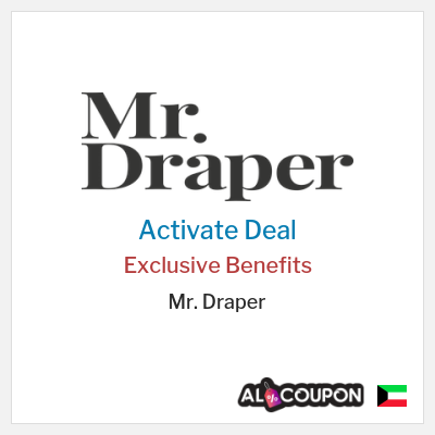 Coupon discount code for Mr. Draper Exclusive Discounts