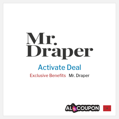 Coupon discount code for Mr. Draper Exclusive Discounts