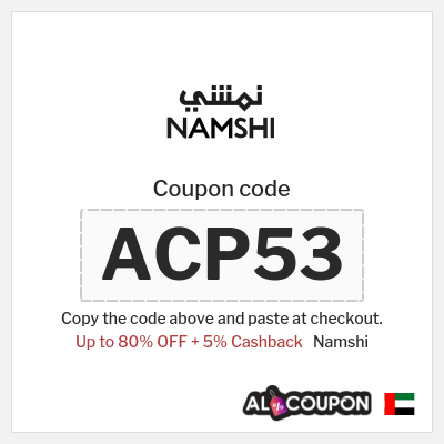 Namshi Coupon (ACP53) Namshi discount code 2026