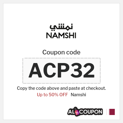 Namshi Coupon (ACP32) Namshi discount code 2025