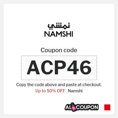 Coupon for Namshi (ACP46) Up to 50% OFF