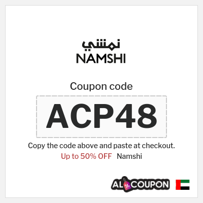 Coupon for Namshi (ACP48) Up to 50% OFF