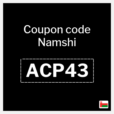 Namshi Coupon (ACP43) Namshi discount code 2025