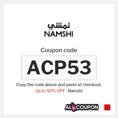 Namshi Coupon (ACP53) Namshi discount code 2025