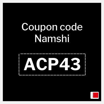 Namshi Coupon (ACP43) Namshi discount code 2025