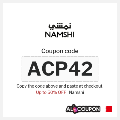 Coupon for Namshi (ACP42) Up to 50% OFF
