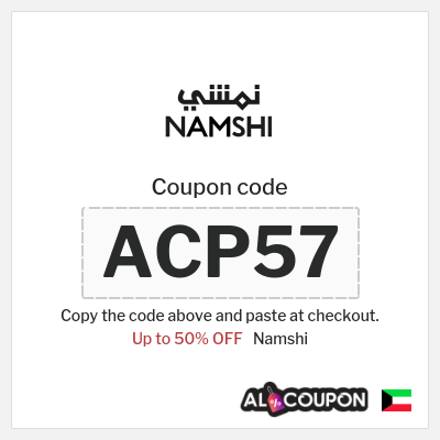 Namshi Coupon (ACP57) Namshi discount code 2026