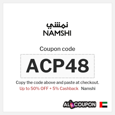 Namshi Coupon (ACP53) Namshi discount code 2026