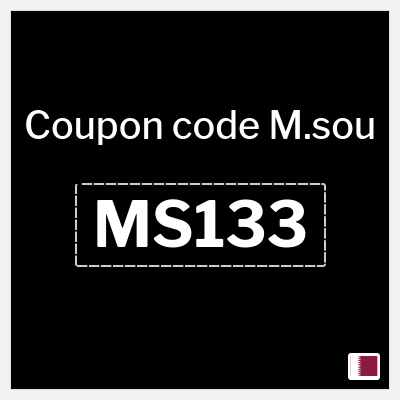 Coupon discount code for M.sou 10% OFF