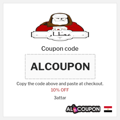 Coupon discount code for 3attar 10% OFF